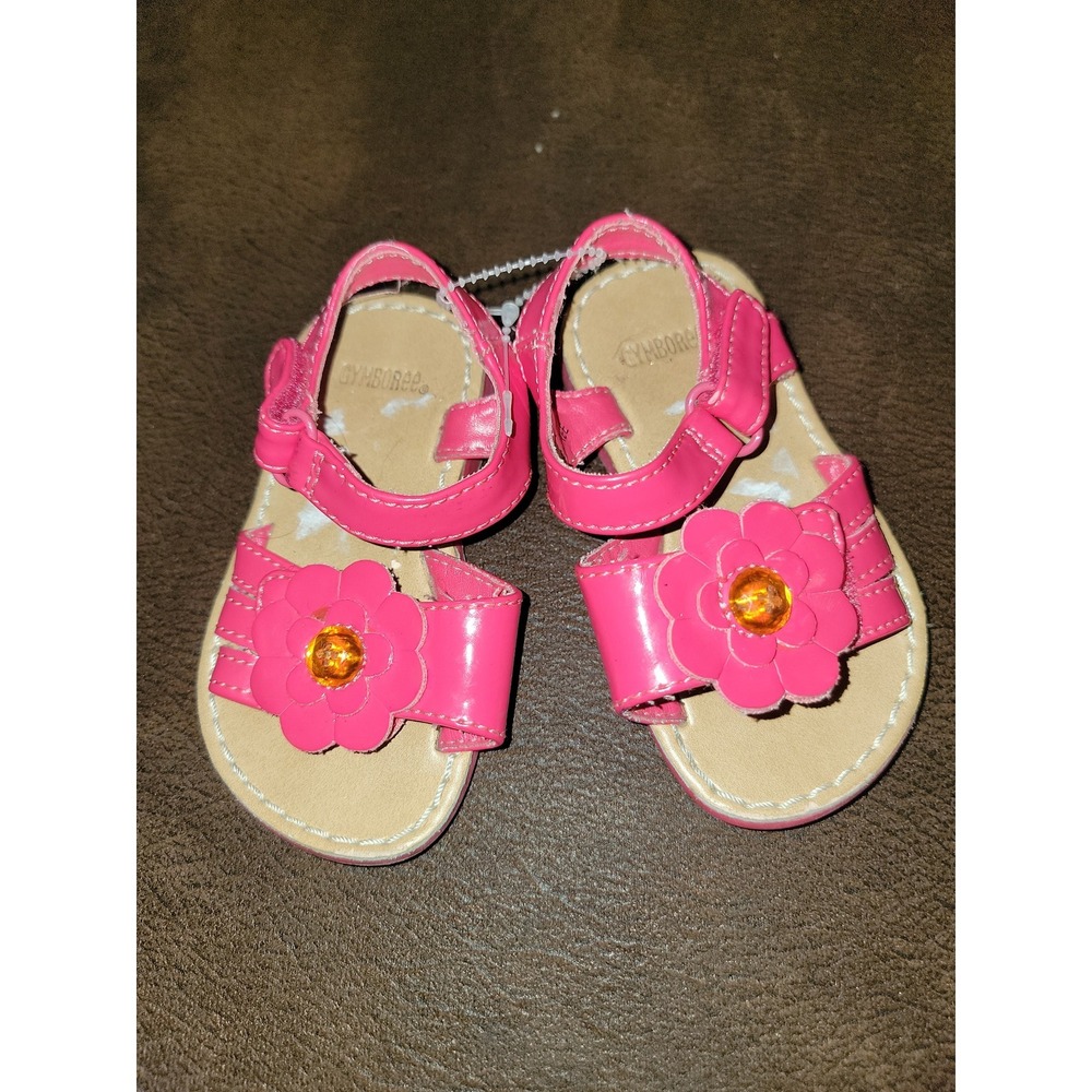 Gymboree pretty posies pink floral shoes toddler size 5